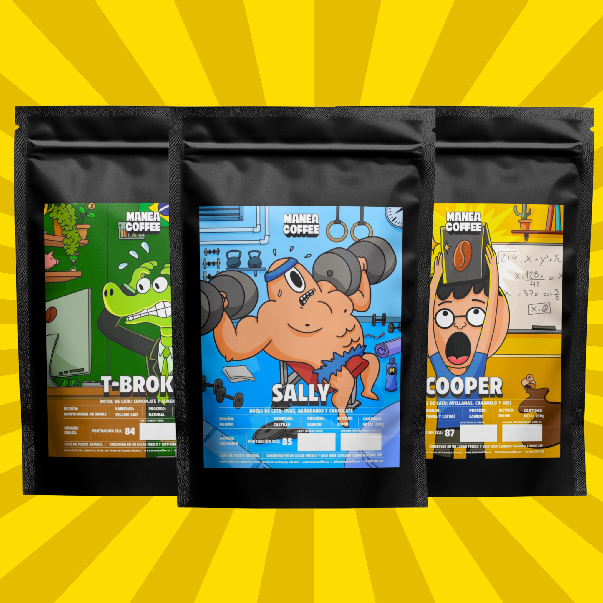 Pack "FUNDADOR" con Tbroke, Sally y Cooper